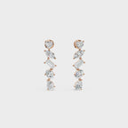 Multi-Cut Drop Earrings