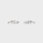 Pear Blossom Diamond Climber Earring