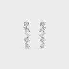 Multi-Cut Drop Earrings