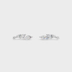 Pear Blossom Diamond Climber Earring