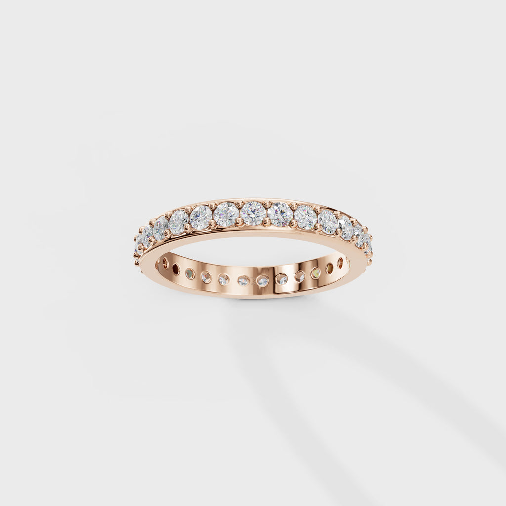 Channel Set Diamond Eternity Band