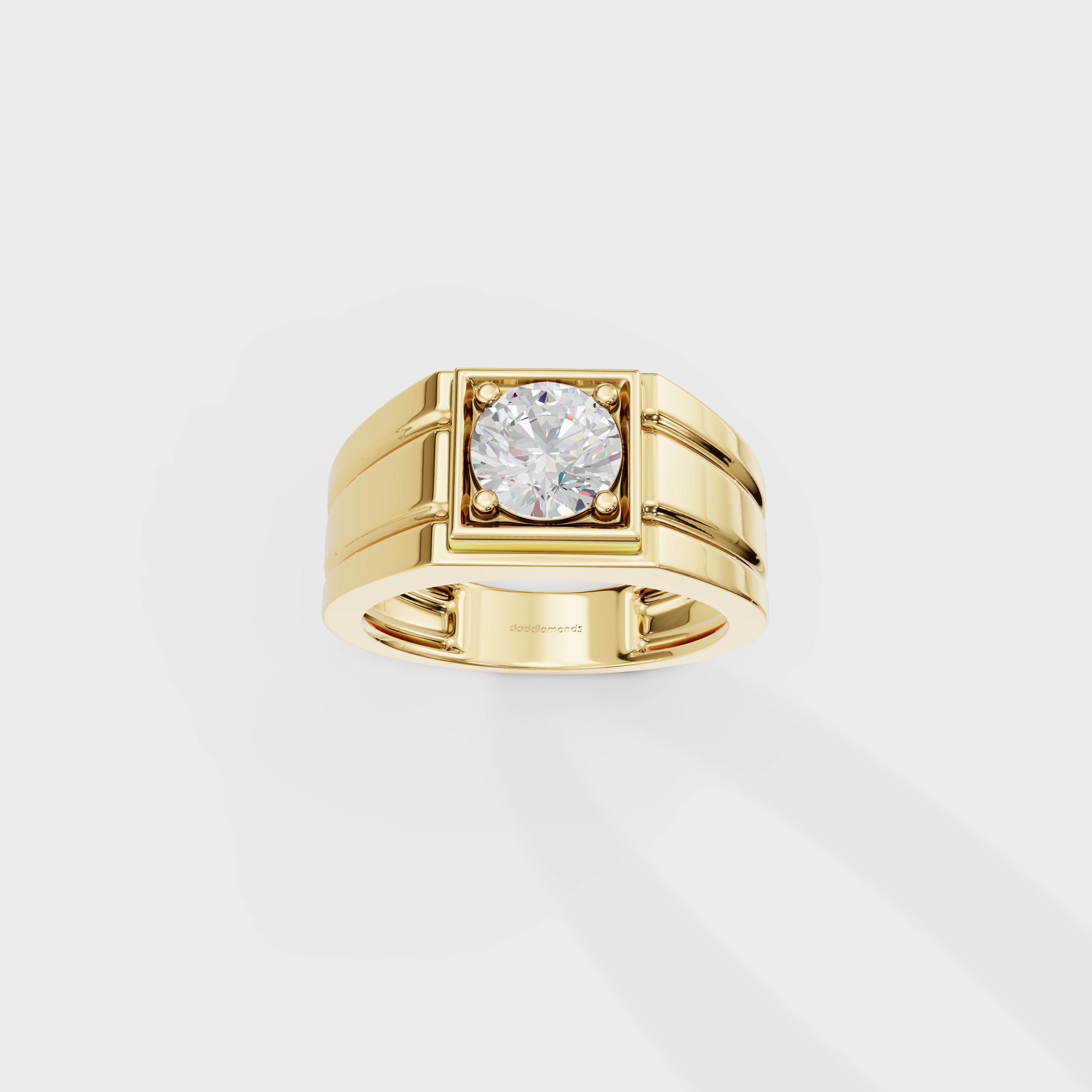 Helious Round Cut Men's Ring