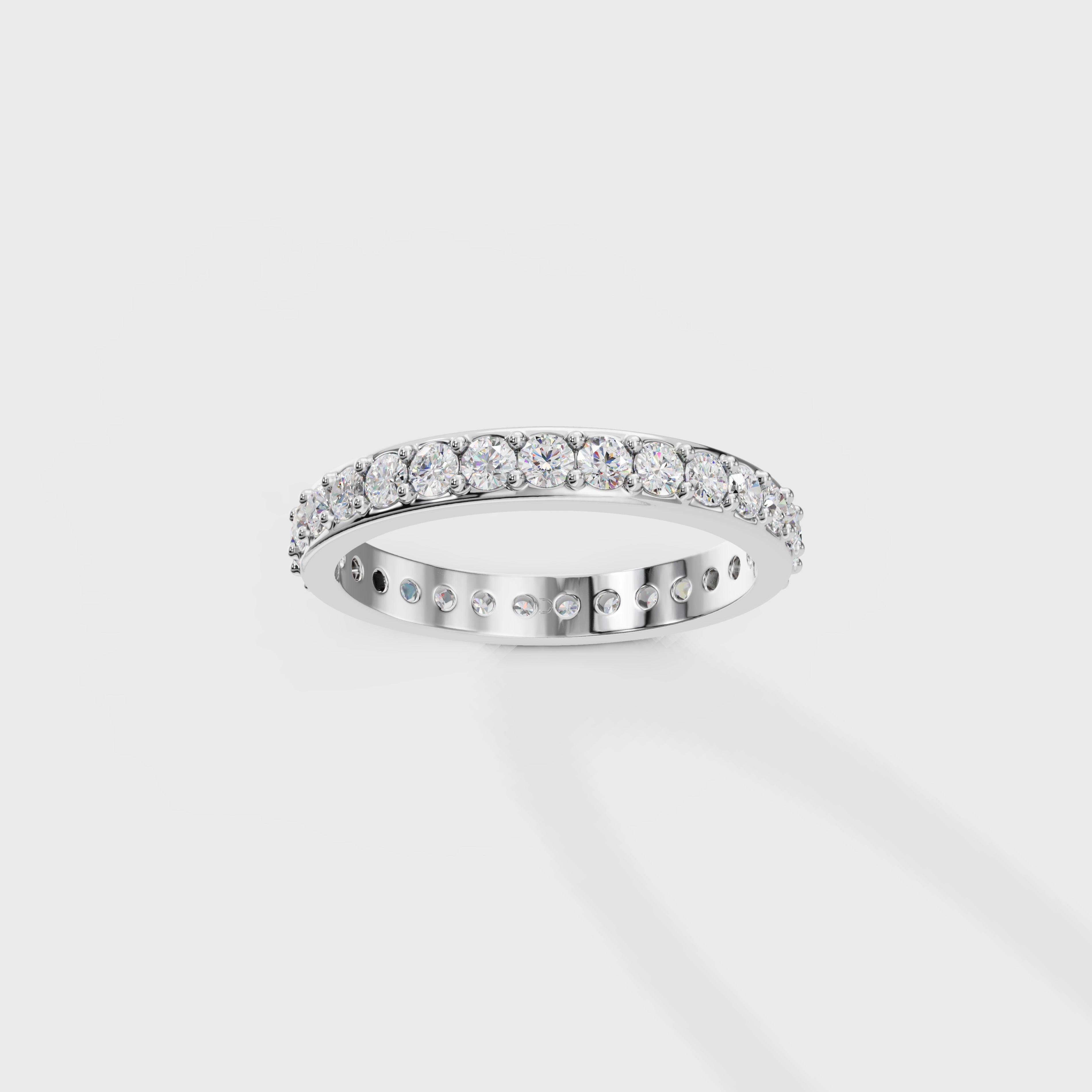 Channel Set Diamond Eternity Band