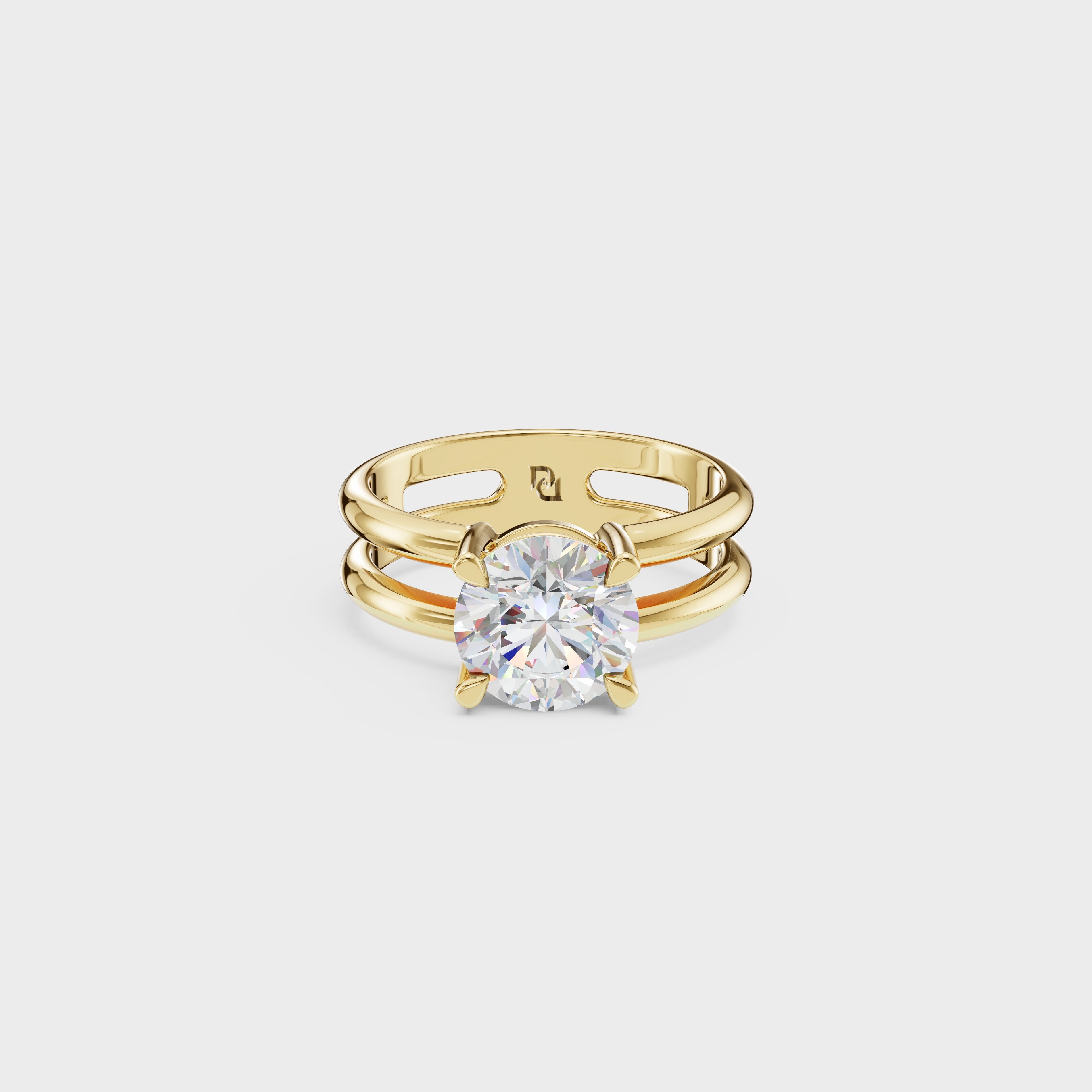Round Cut Diamond Solitaire Ring