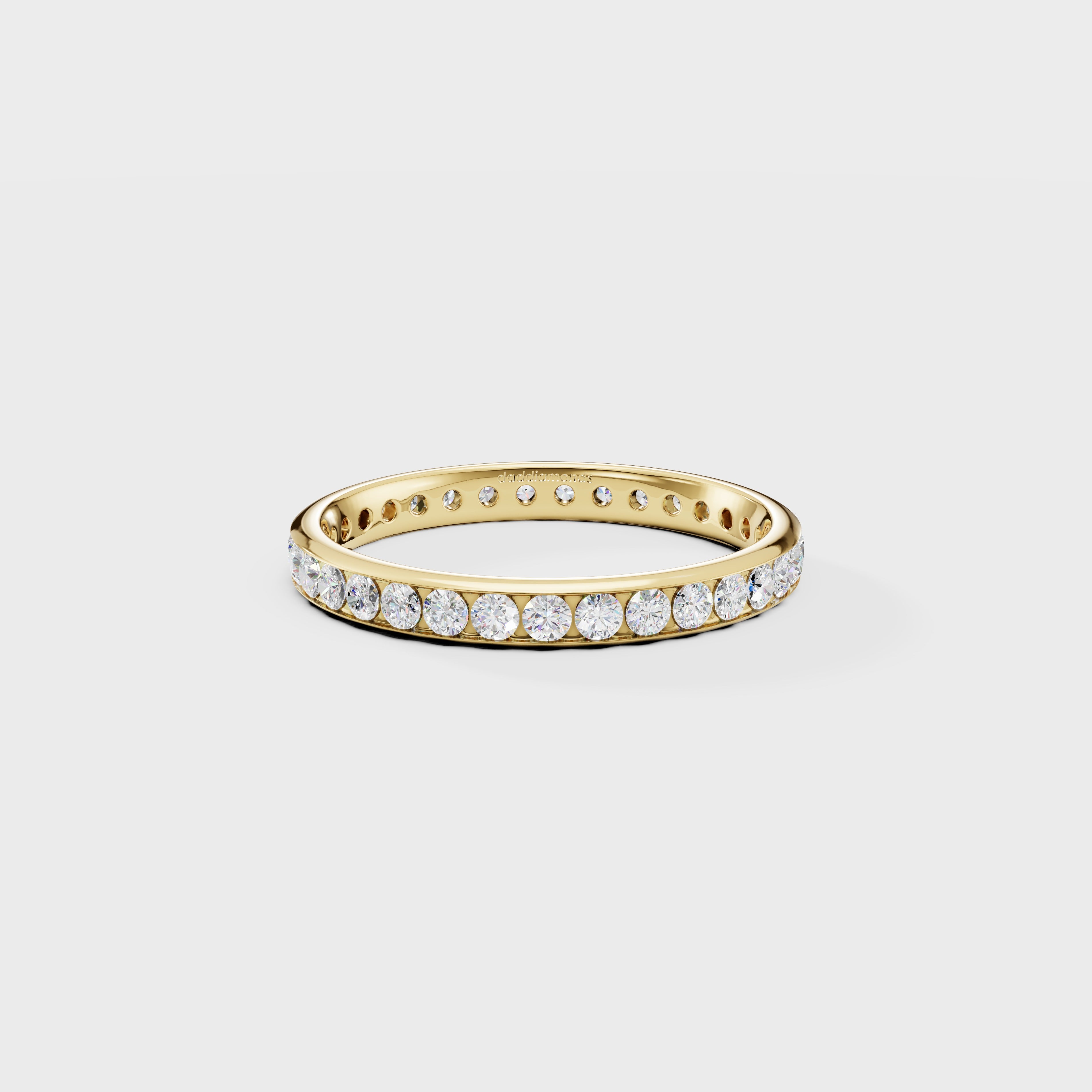Tabitha Channel Set Eternity Lab Diamond Ring