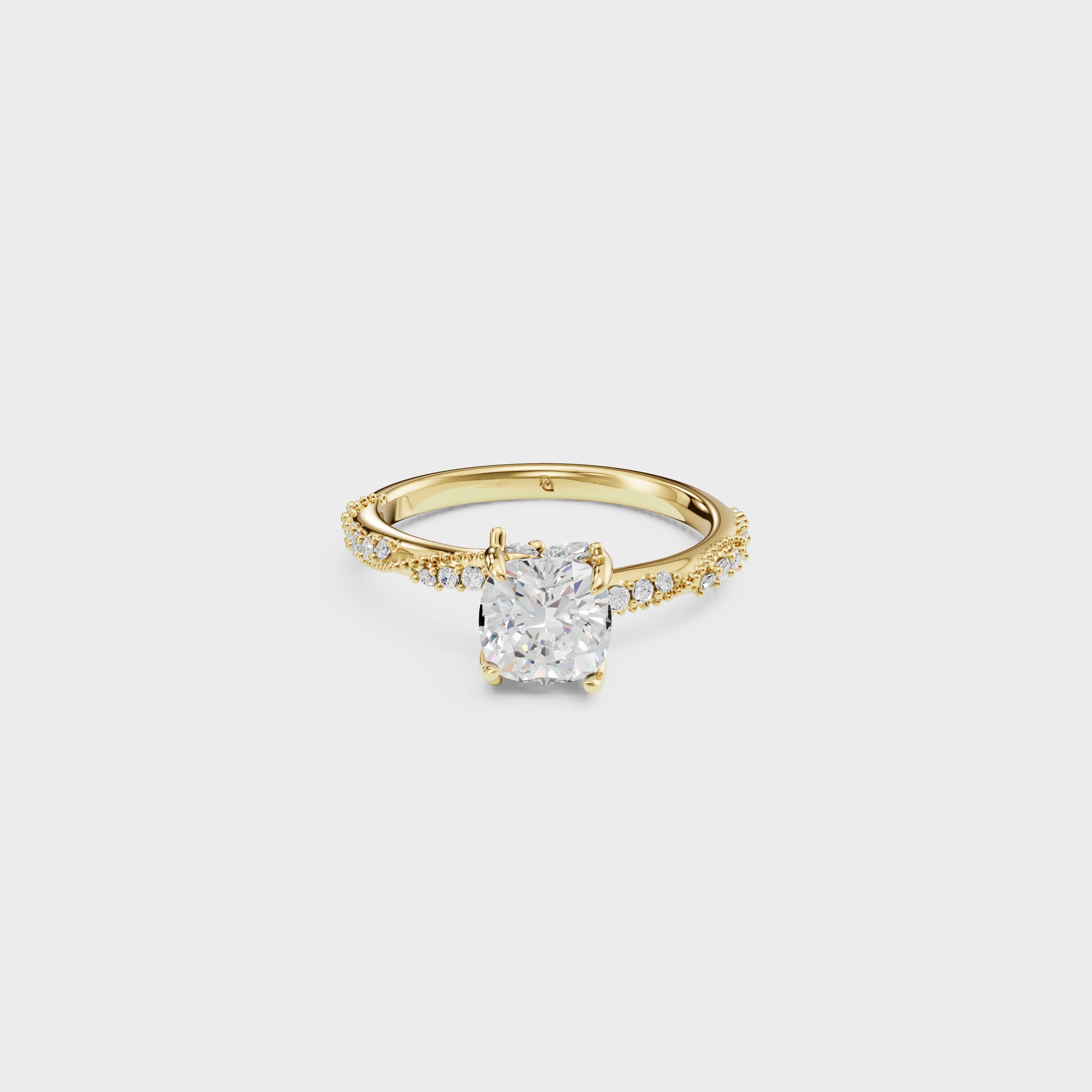 Petite Diamond Engagement ring