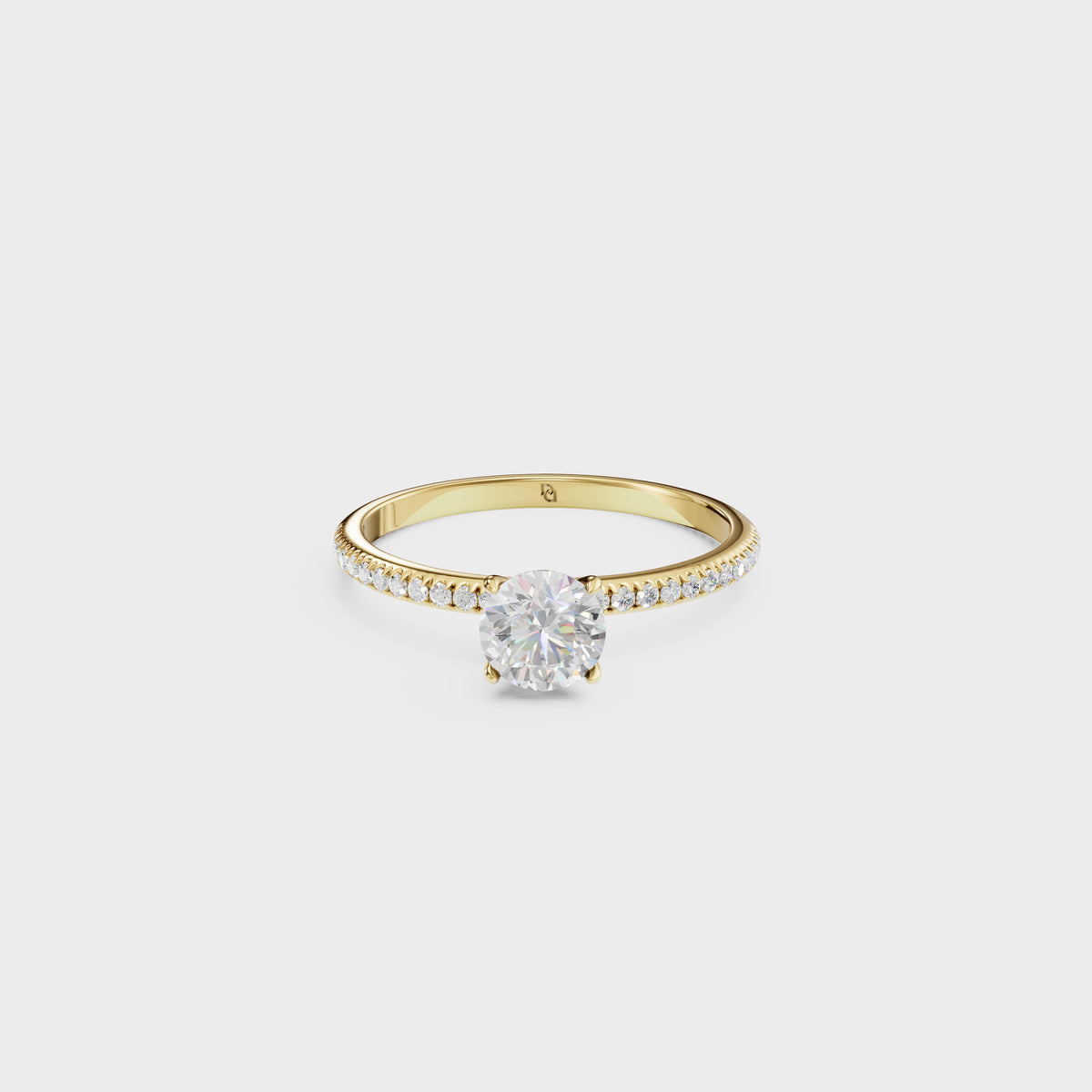 0.50ct Round Diamond Solitaire Brilliant Engagement Ring