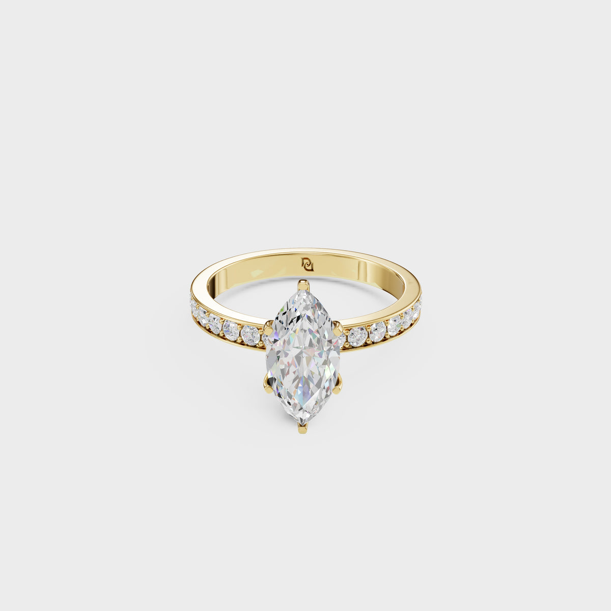 1.25ct Vintage Marquise Engagement Ring