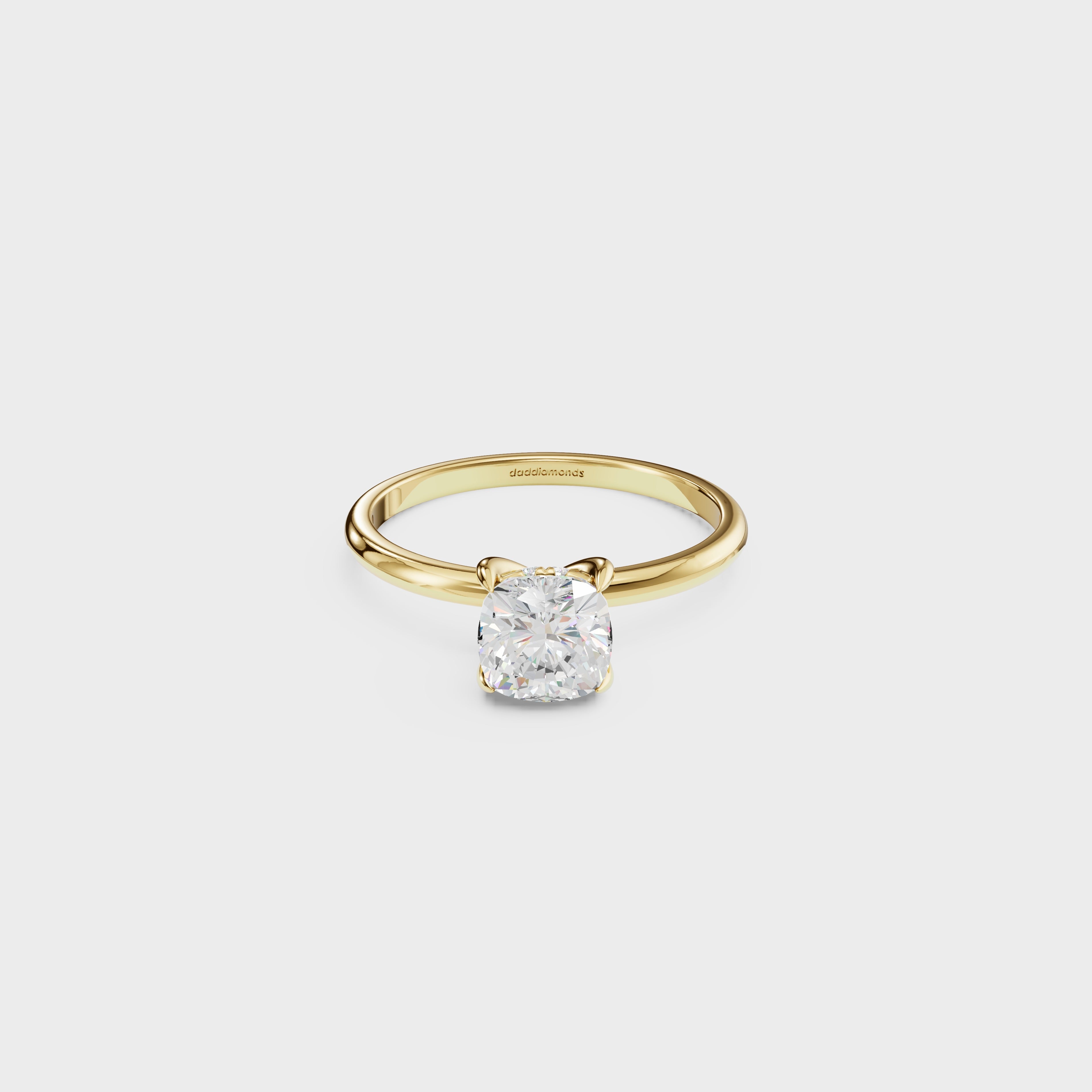 Cushion Cut Diamond Ring