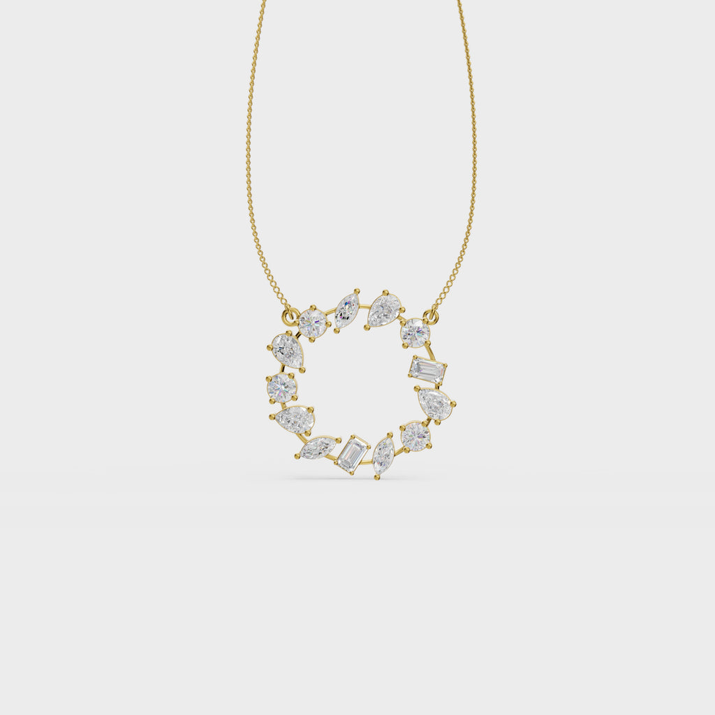 Celestial Orbit Diamond Pendant