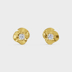 Diamond Petal Earrings