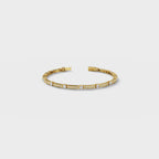 Diamond Station Cuff Bracelet