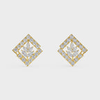 Modern Marquise Frame Studs