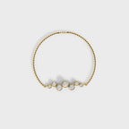 Sparkling Bezel Set Crystal Bracelet