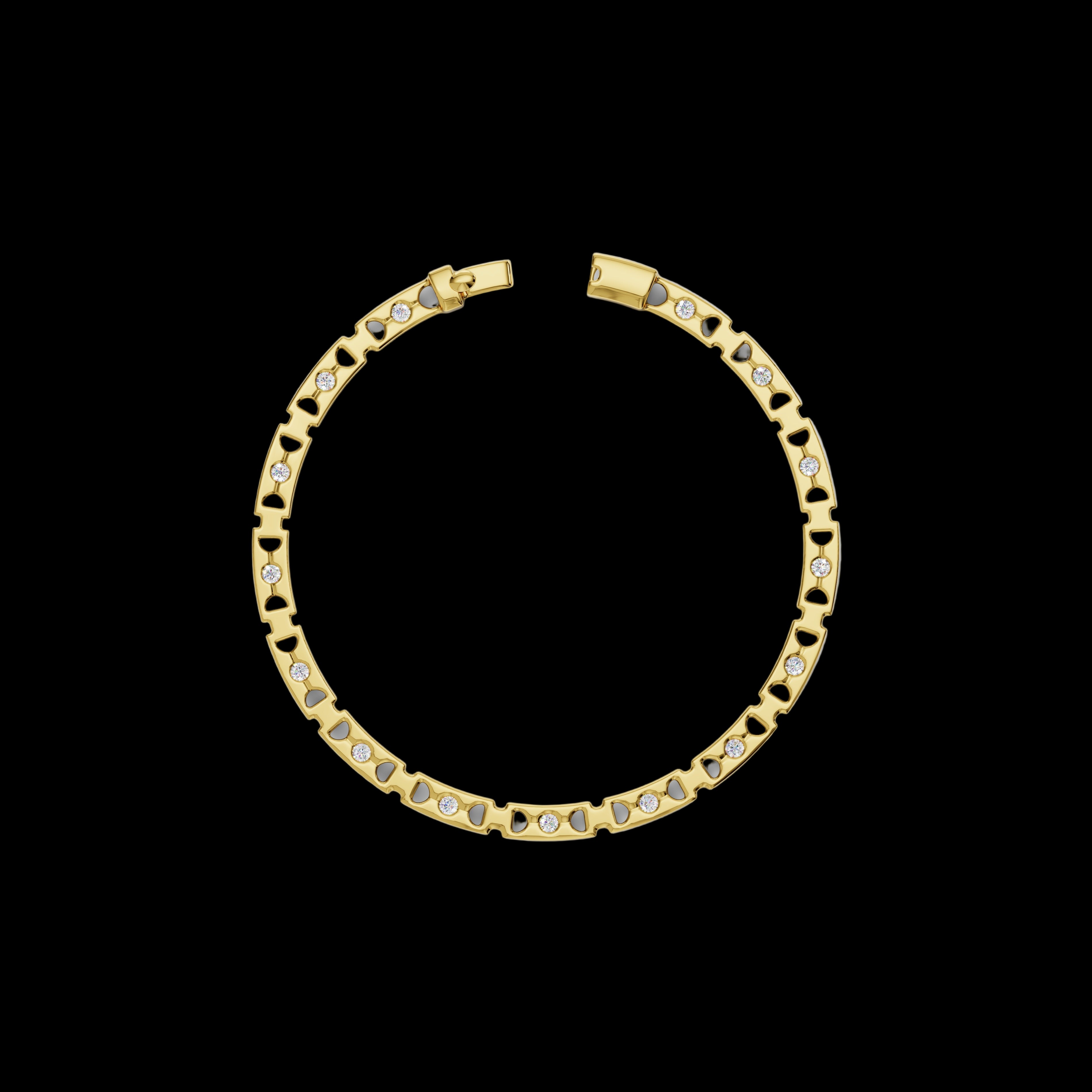 Aurora Round Cut Tennis Bracelet