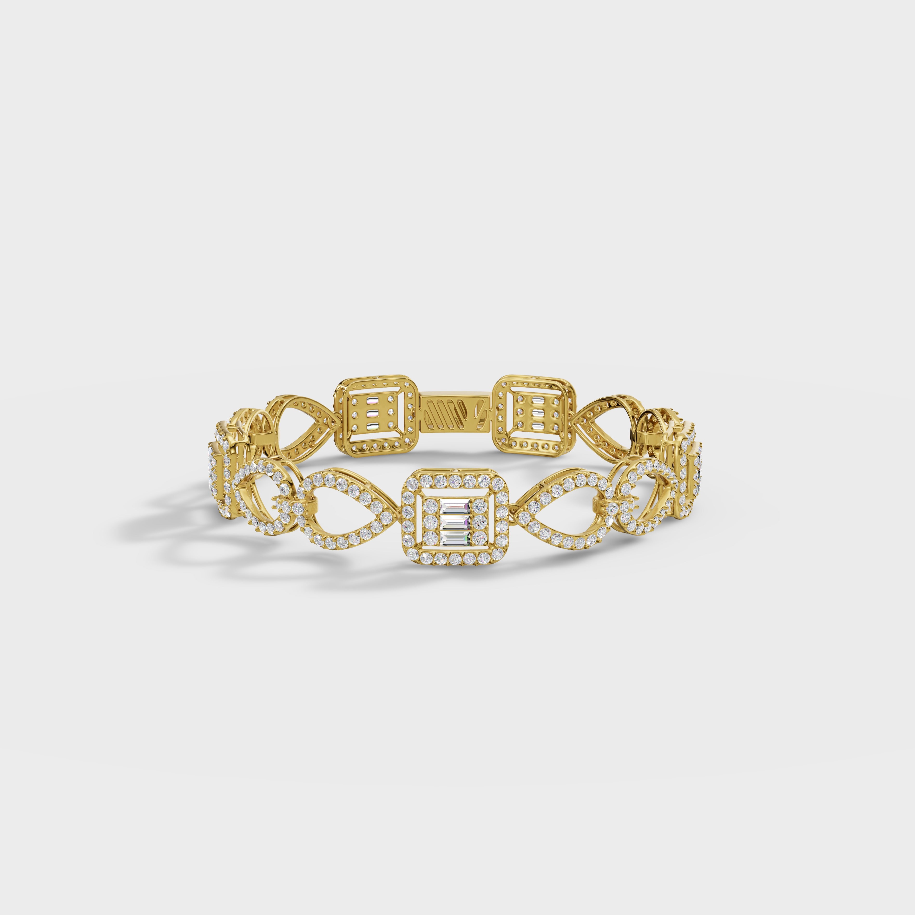 Quadrille Diamond Bracelet