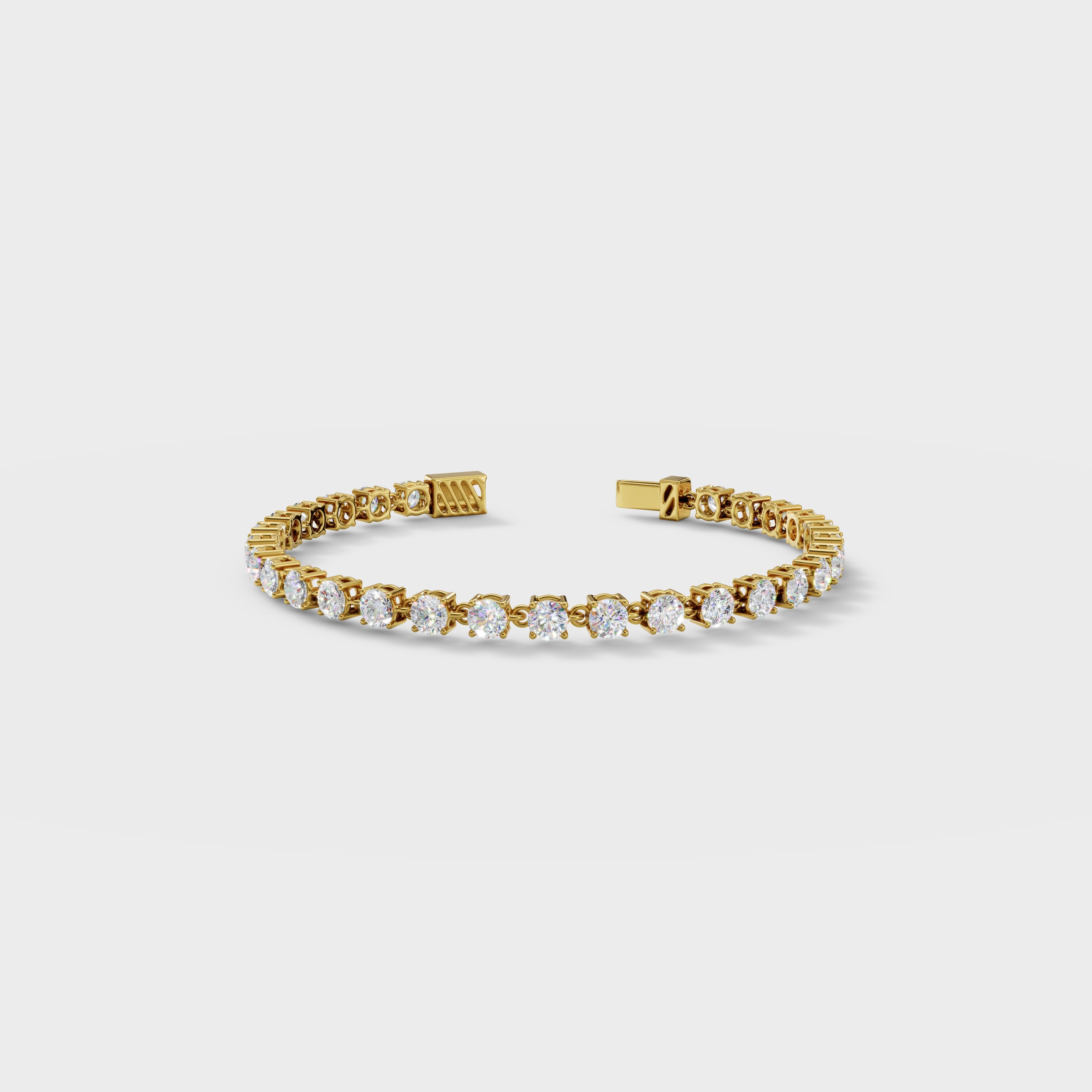 Round Cut Diamond Tennis Bracelet