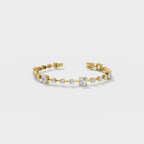 Elegant Round Cut Cubic Zirconia Tennis Bracelet
