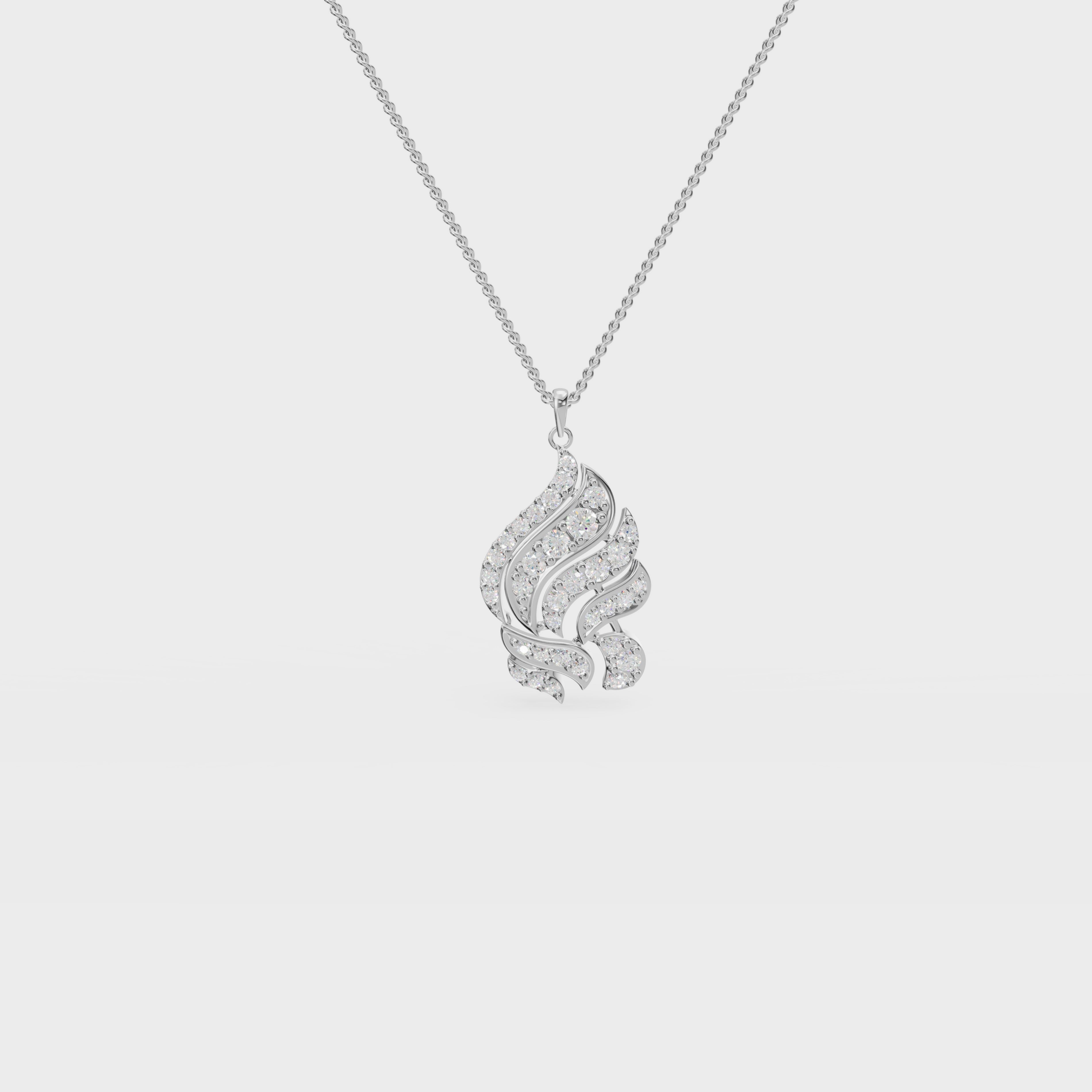 Aurora Fire Diamond Pendant