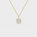 Geometric bloom pendant
