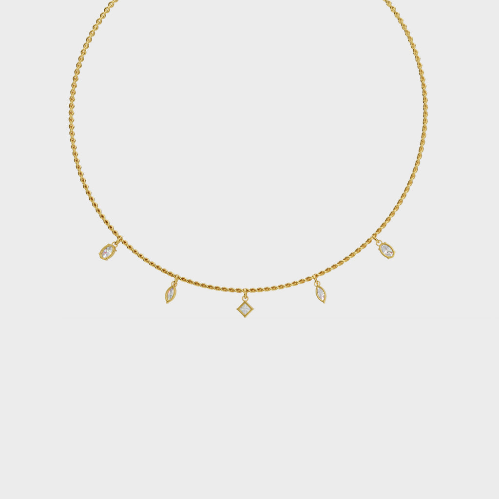 Dazzling constellation diamonds charm PWPE-20