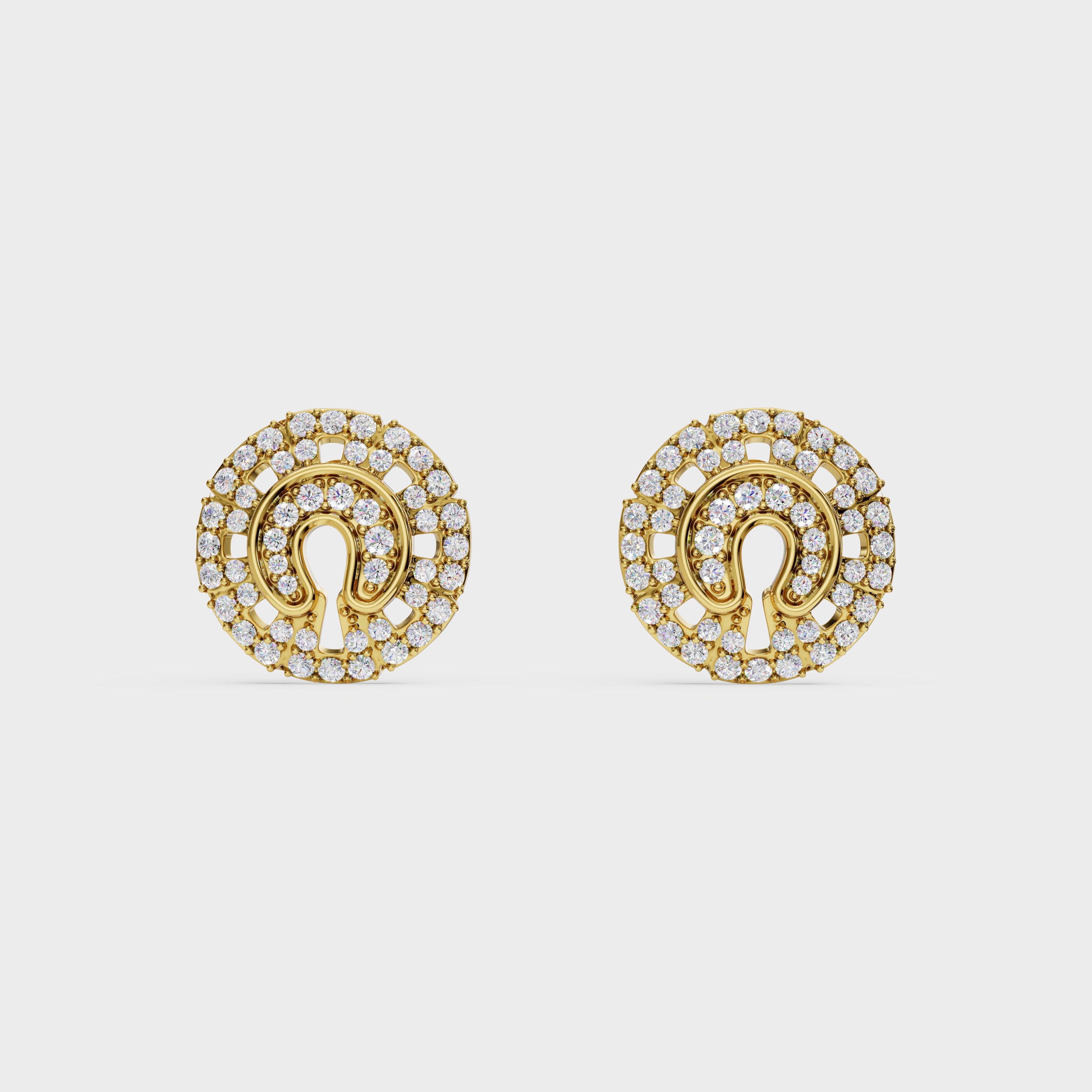 Sunburst Bloom Diamond Earrings