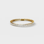 Luxe Spark Leaf Tennis Bracelet