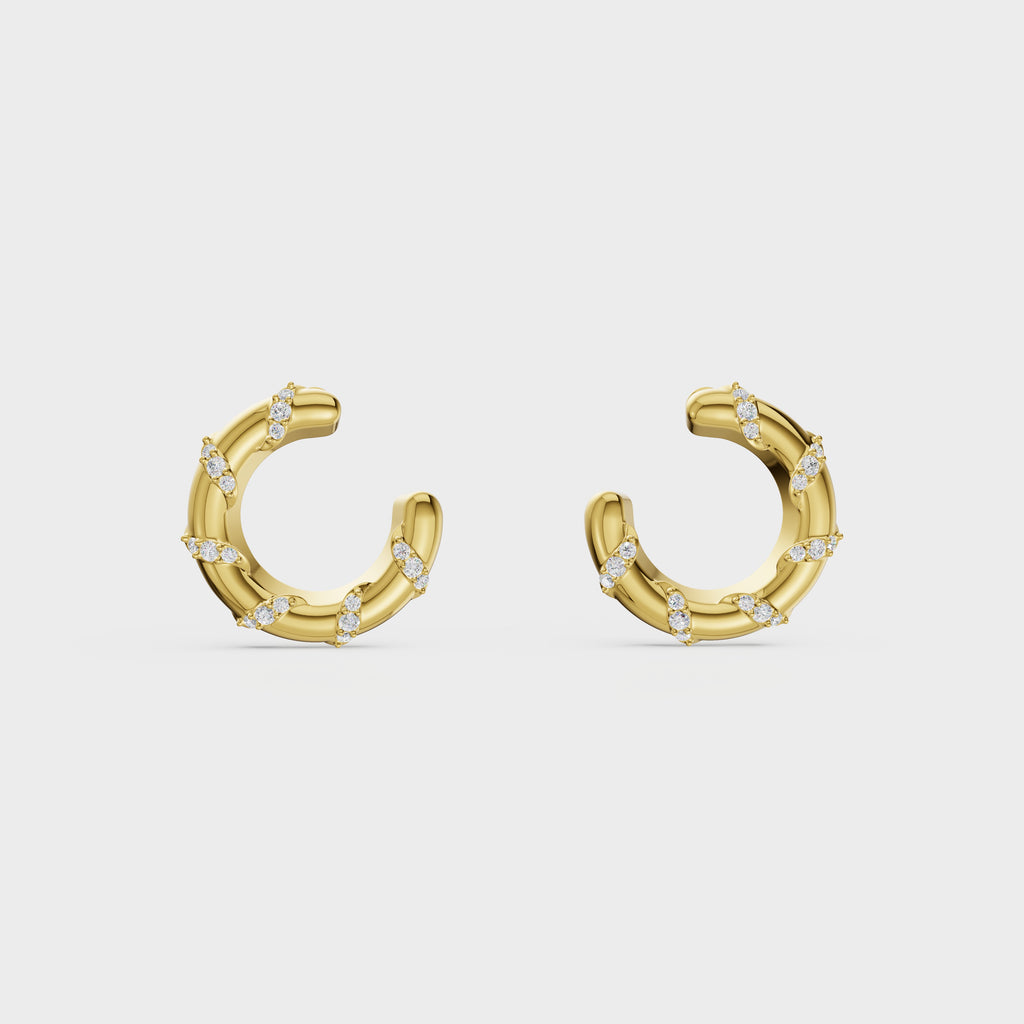 Brilliant Embrace Hoops