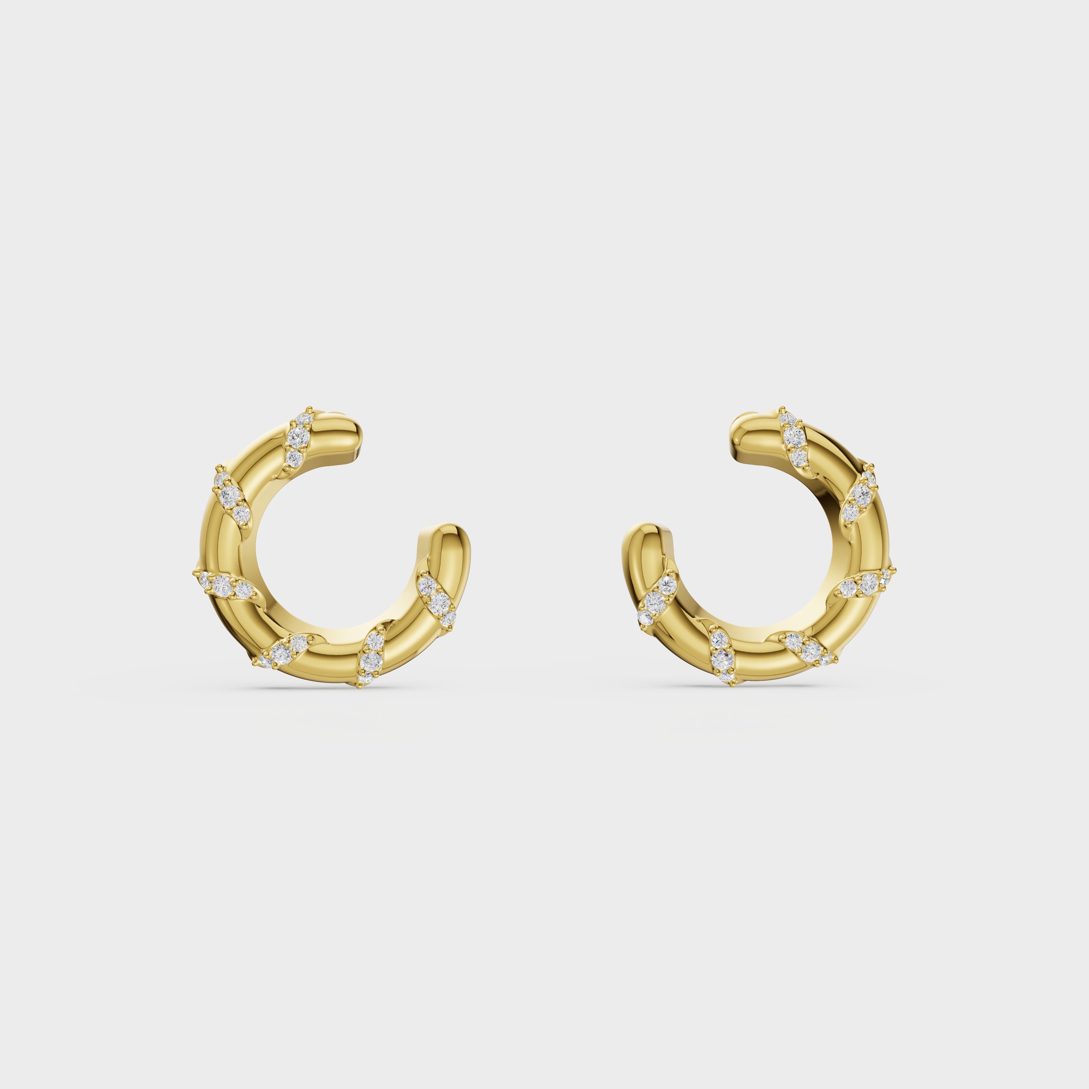 Brilliant Embrace Hoops