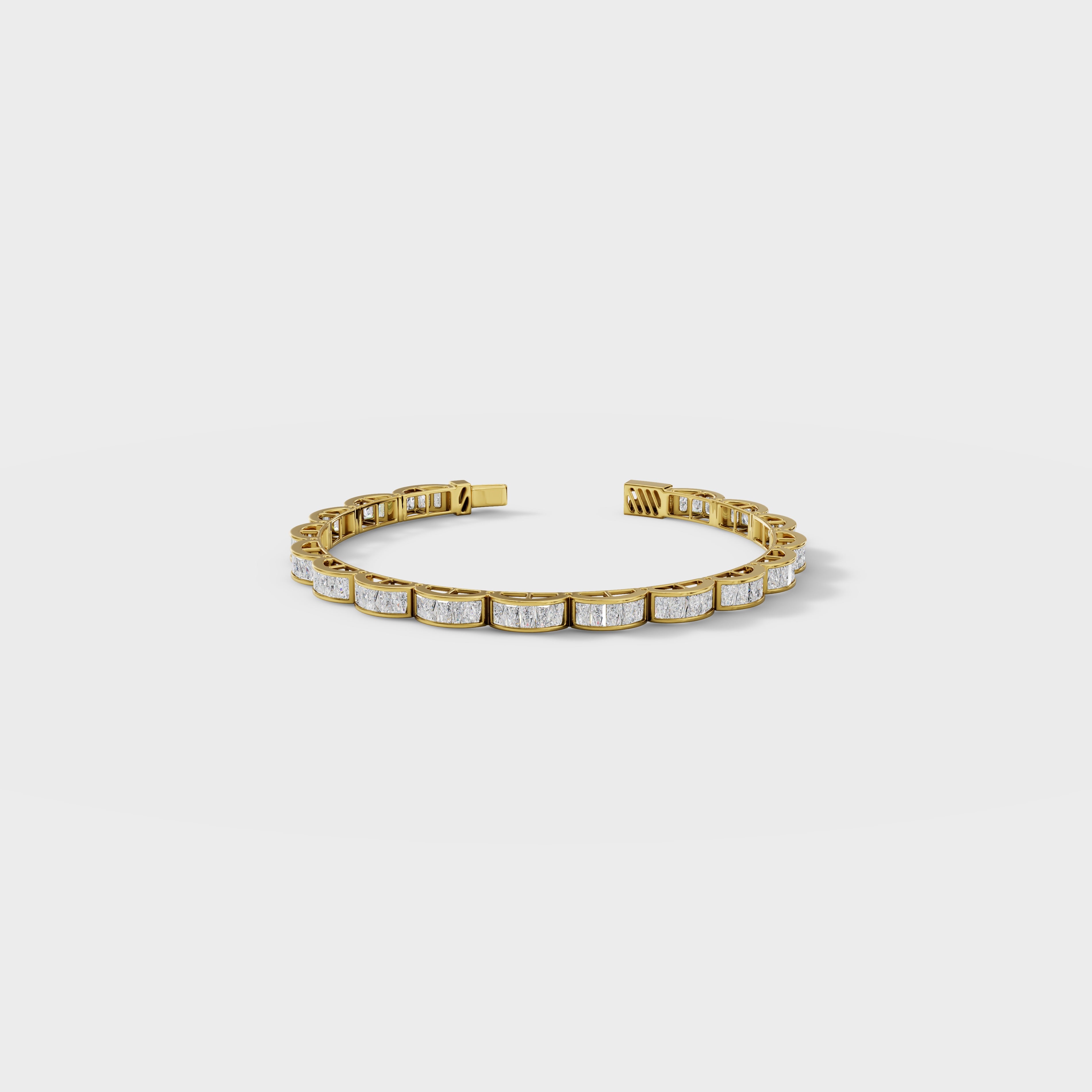 The Baguette Cut Brilliance Bracelet