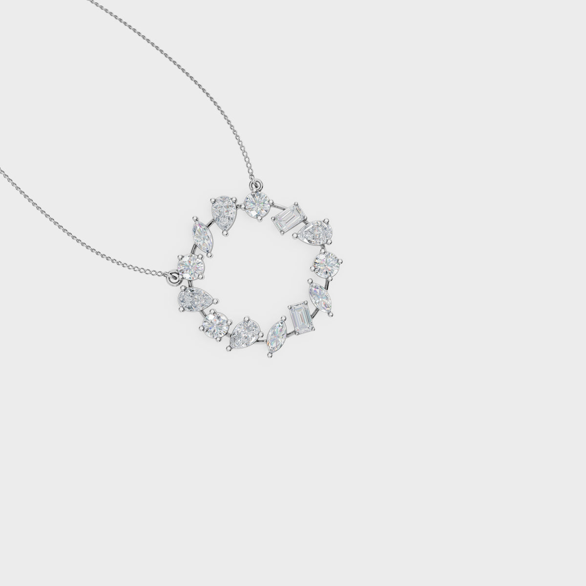 Celestial Orbit Diamond Pendant