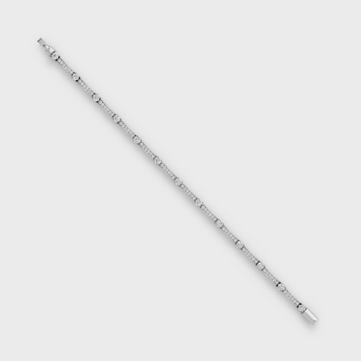 Diamond Station Cuff Bracelet
