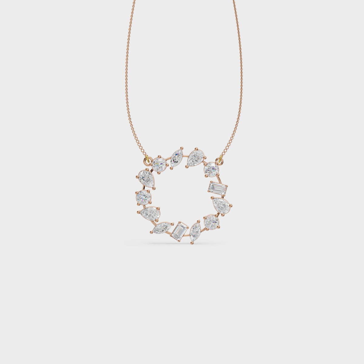 Celestial Orbit Diamond Pendant