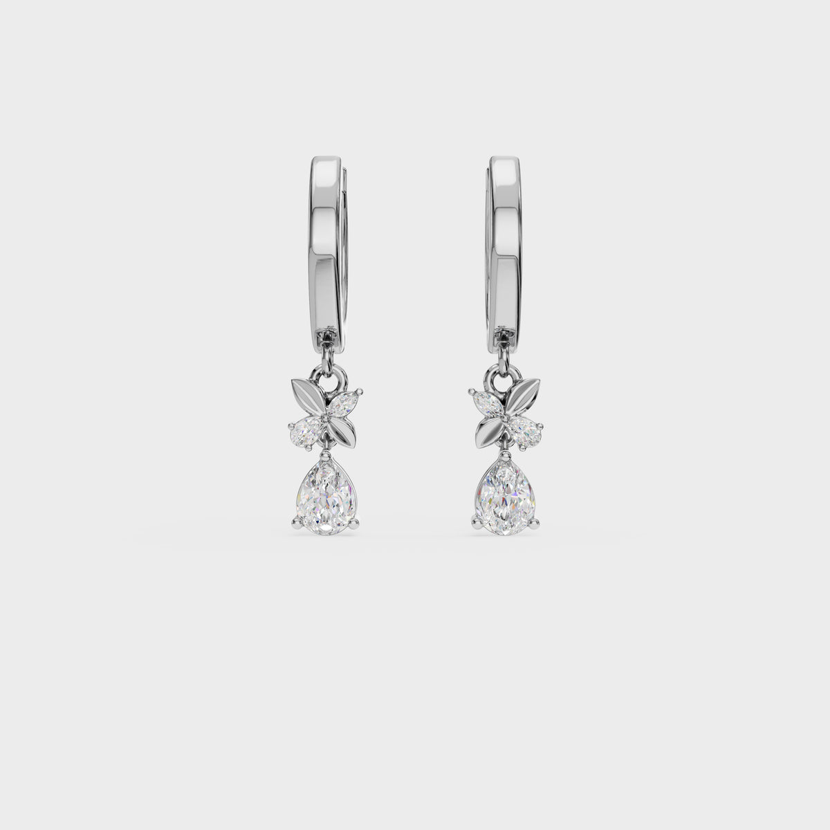 Butterfly Drop Earrings