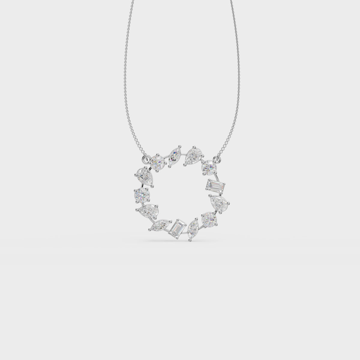 Celestial Orbit Diamond Pendant