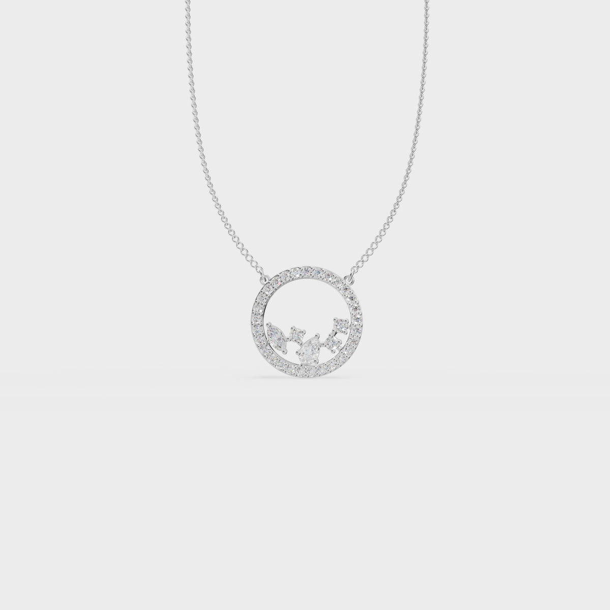 Celestial circle pendant