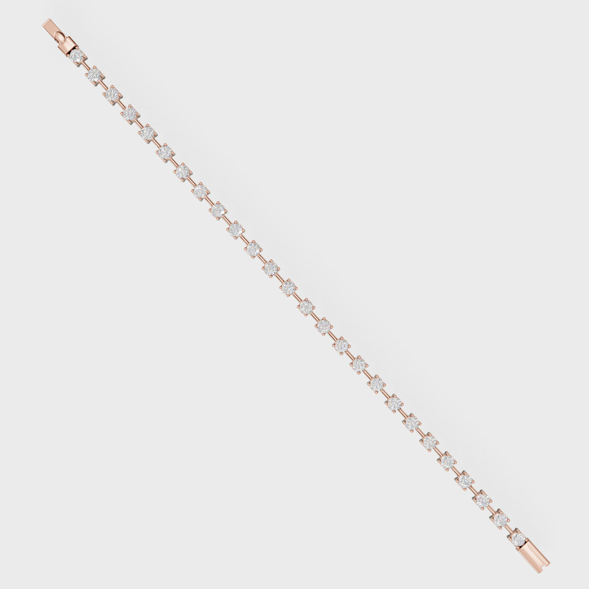 Prong Set Diamond Tennis Cuff