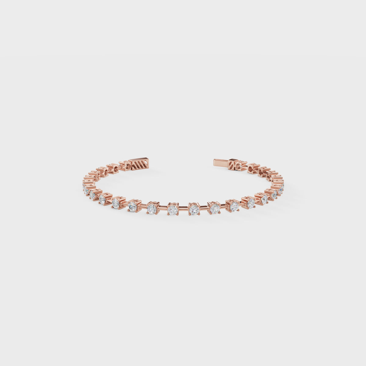 Prong Set Diamond Tennis Cuff