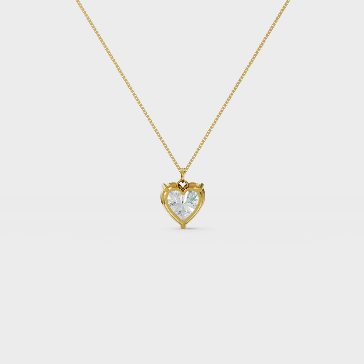 3.50ct Heart Cut Diamond Pendant