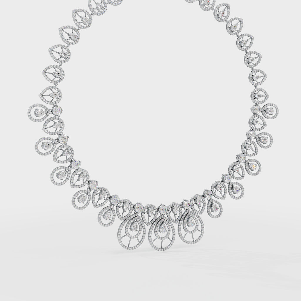 Diamond Cascade Necklace