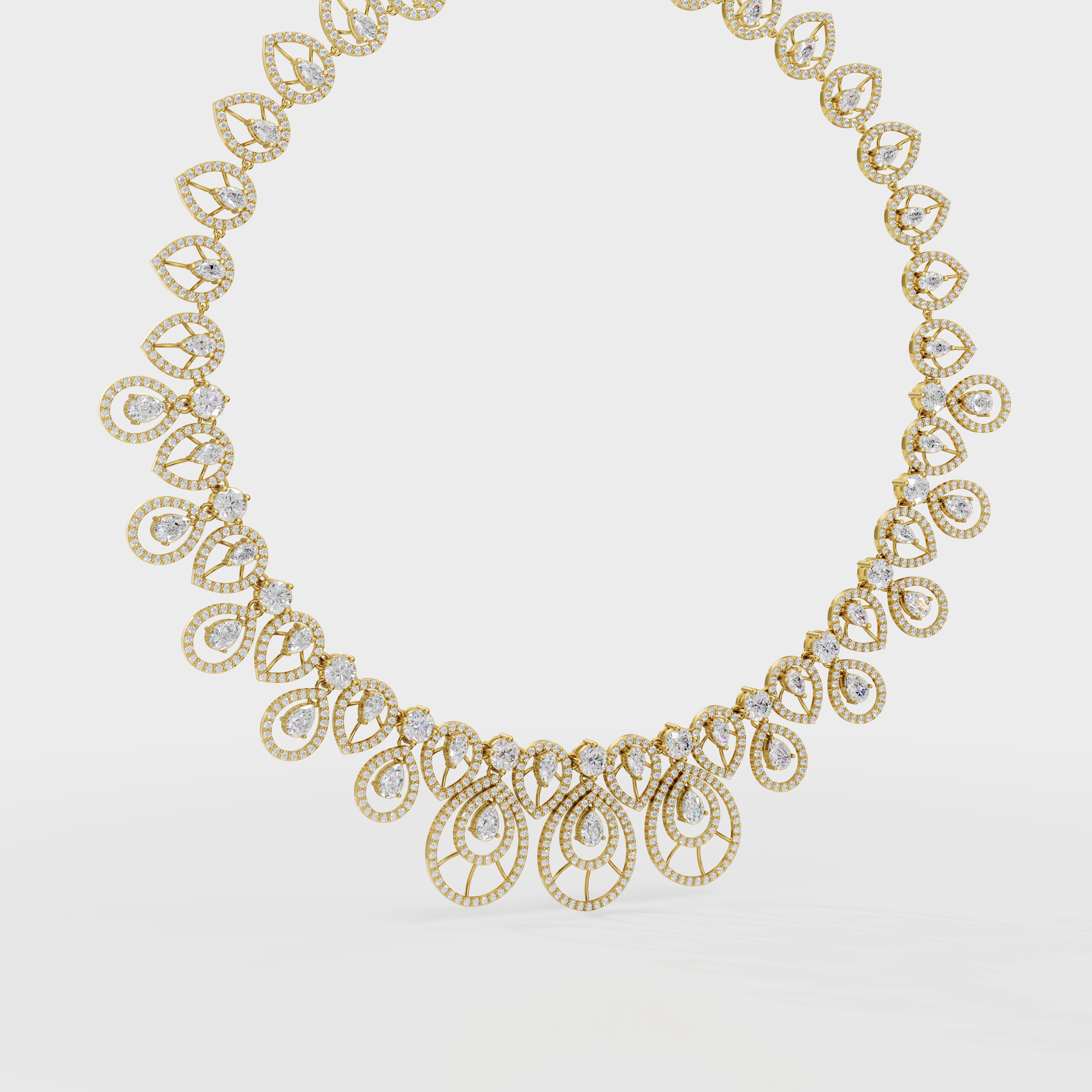 Diamond Cascade Necklace