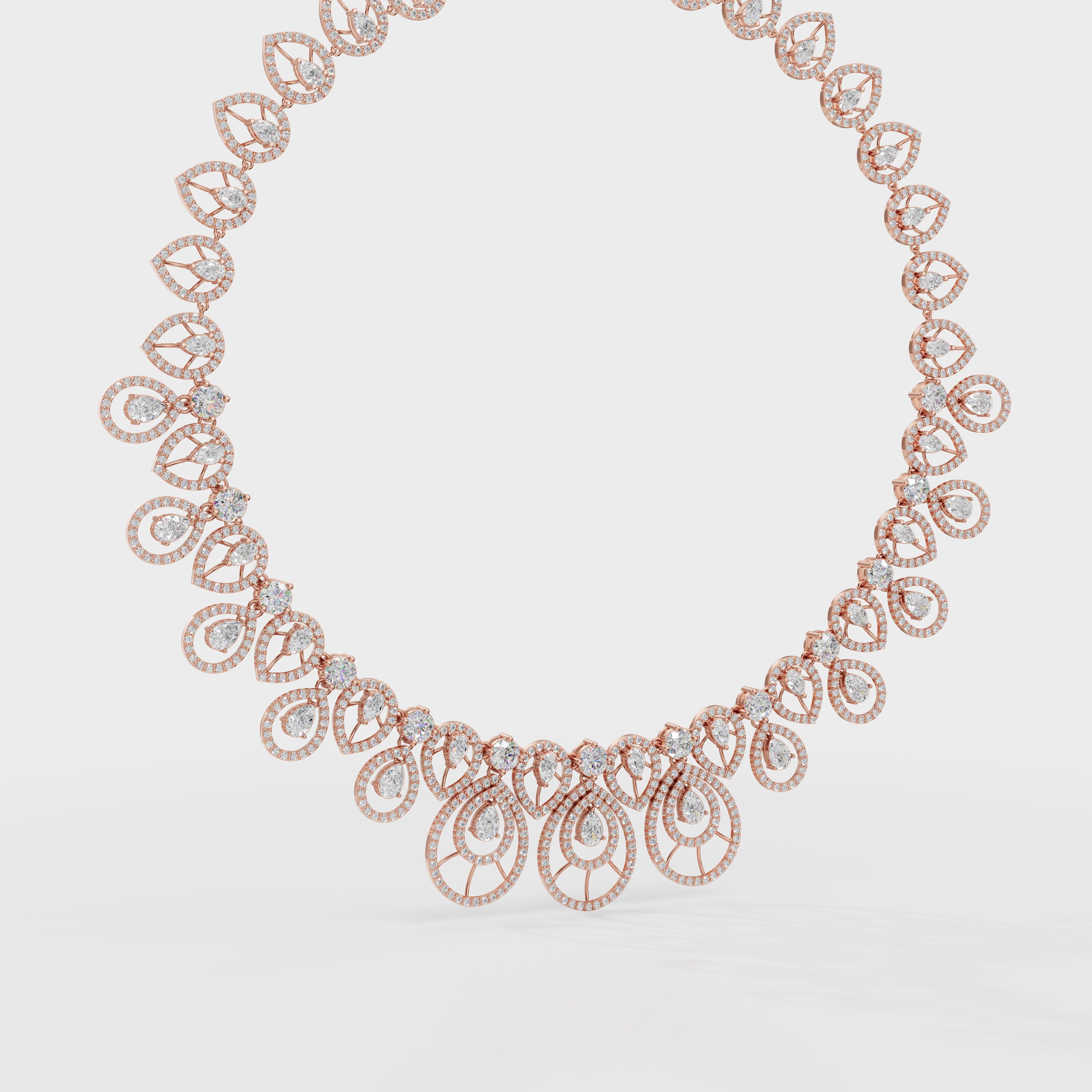 Diamond Cascade Necklace