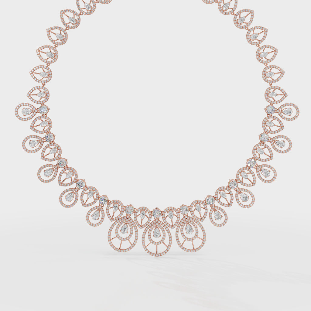 Diamond Cascade Necklace