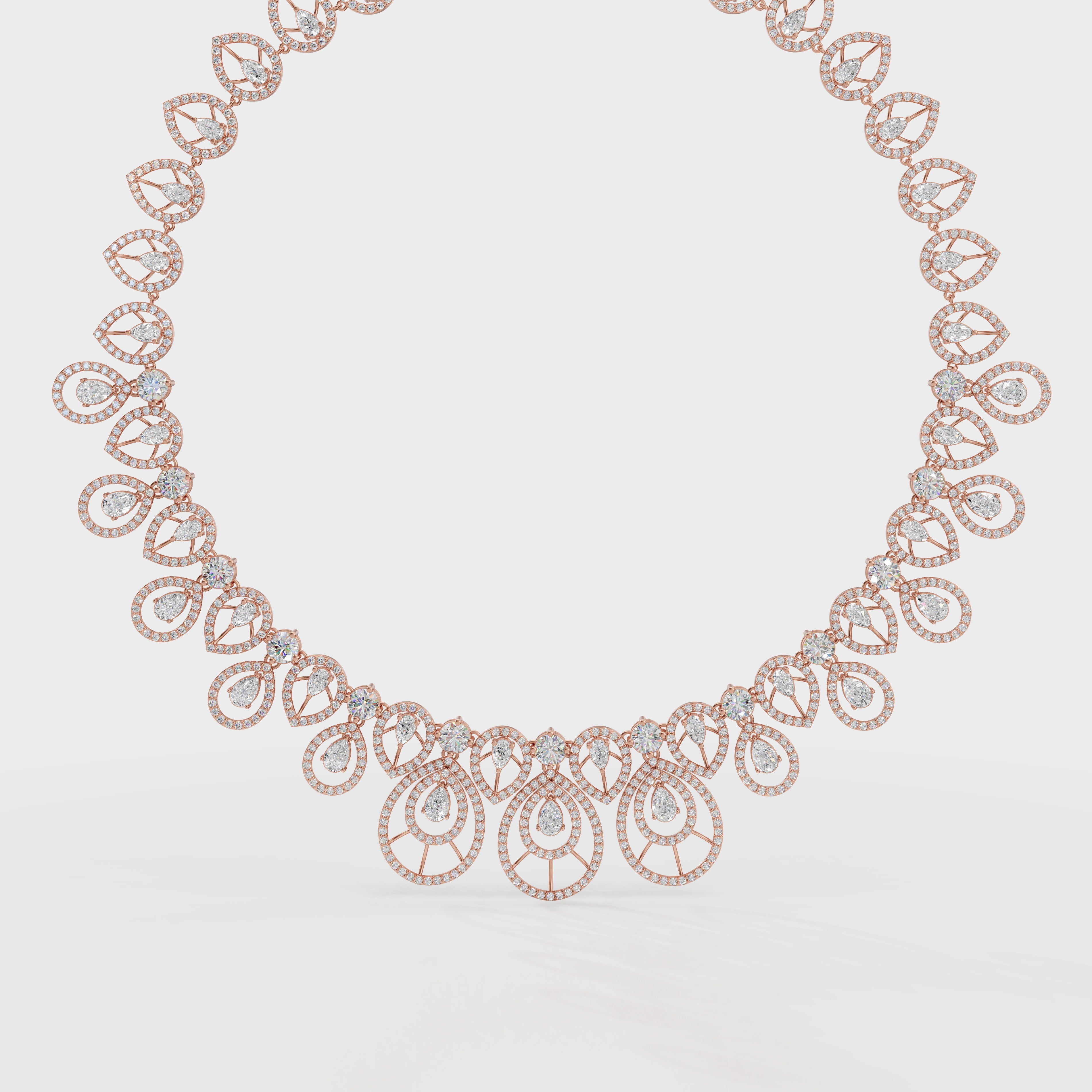 Diamond Cascade Necklace