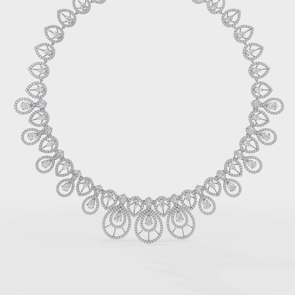 Diamond Cascade Necklace
