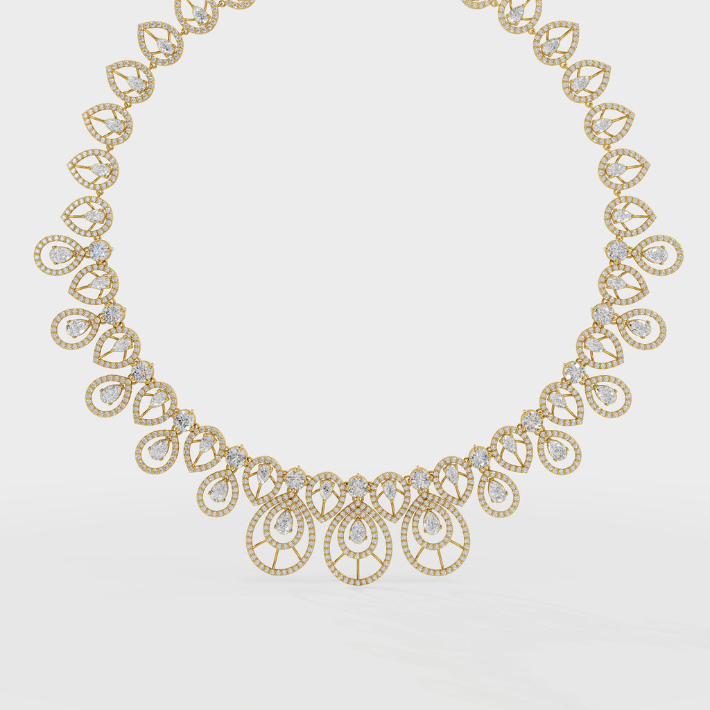 Diamond Cascade Necklace