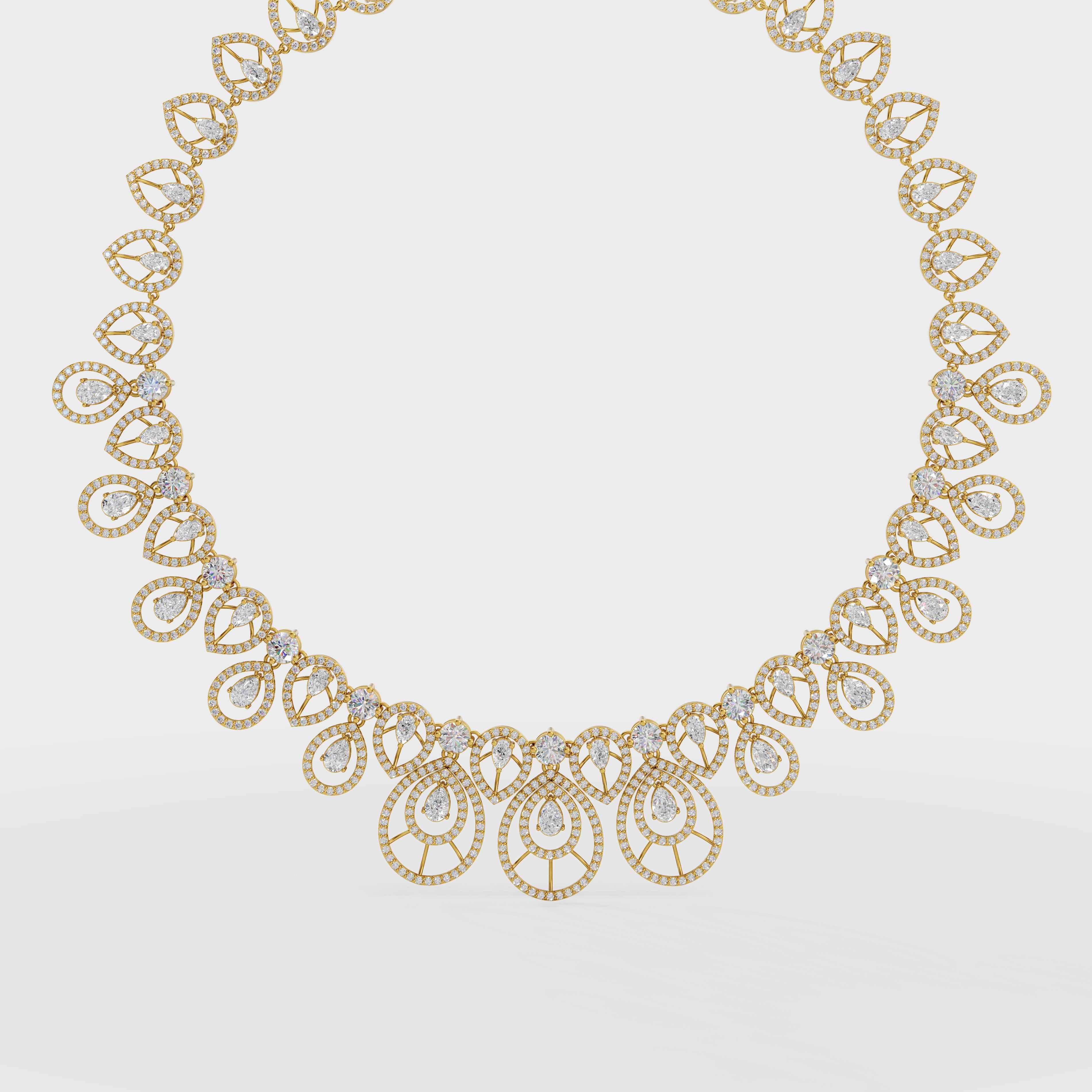 Diamond Cascade Necklace