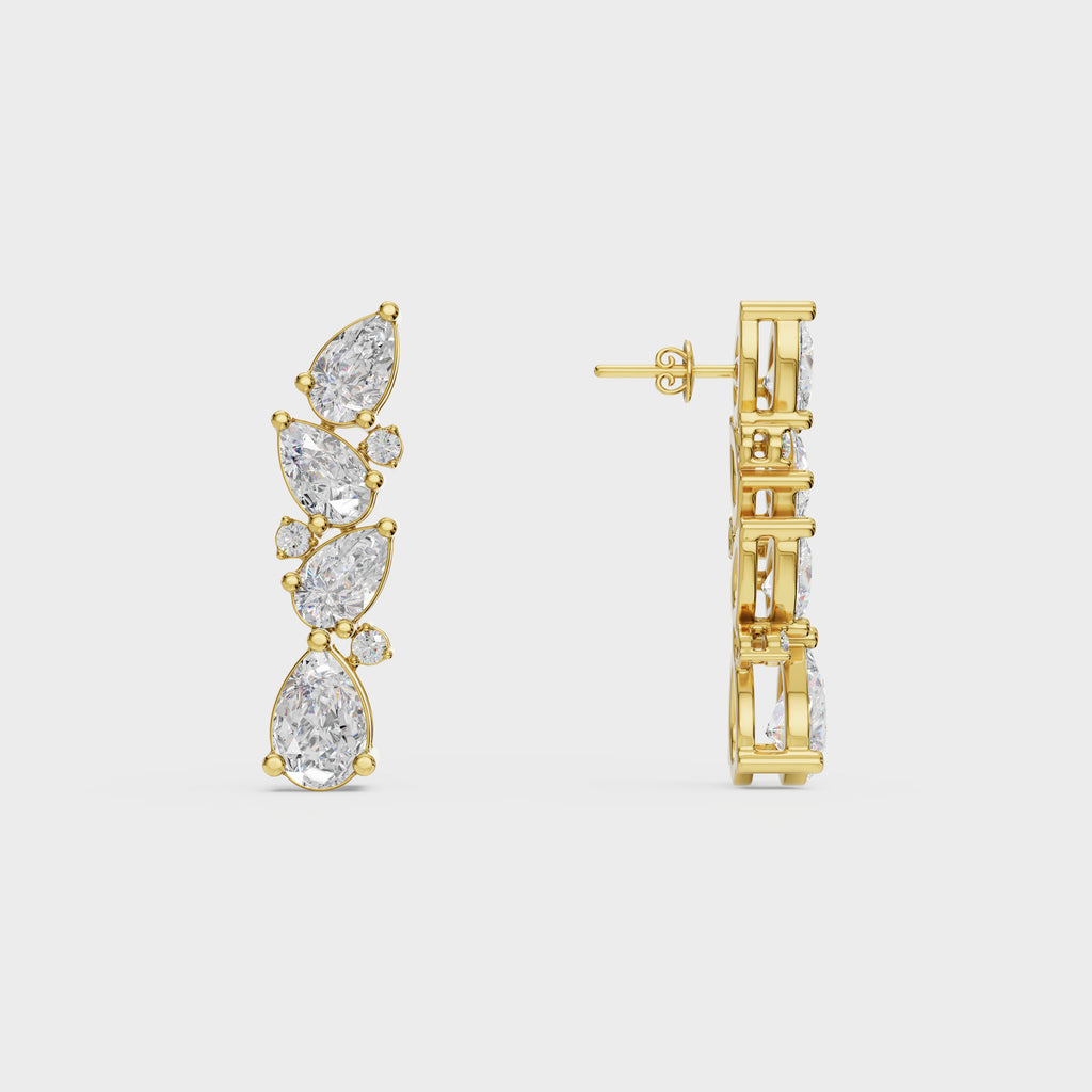 Eternal Symphony of Diamonds With Earrings