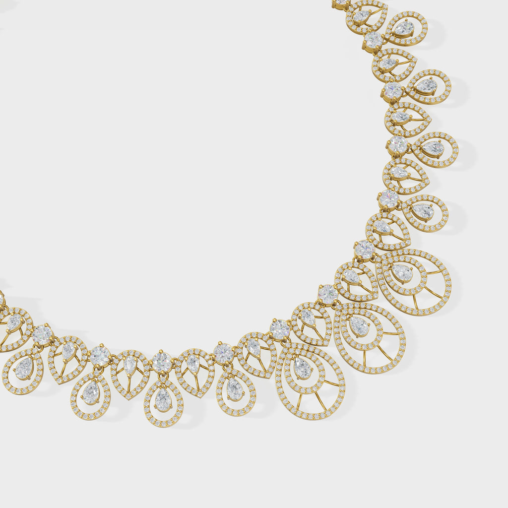Diamond Cascade Necklace