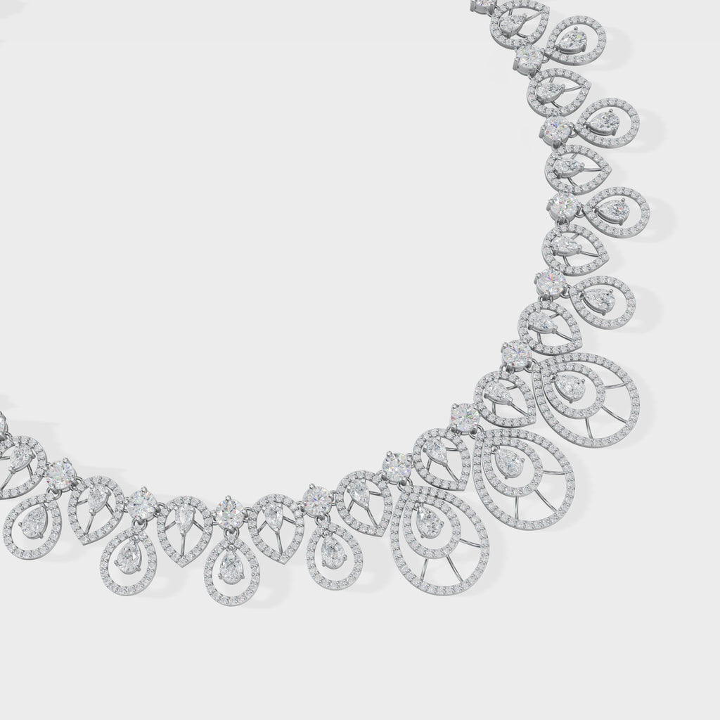 Diamond Cascade Necklace